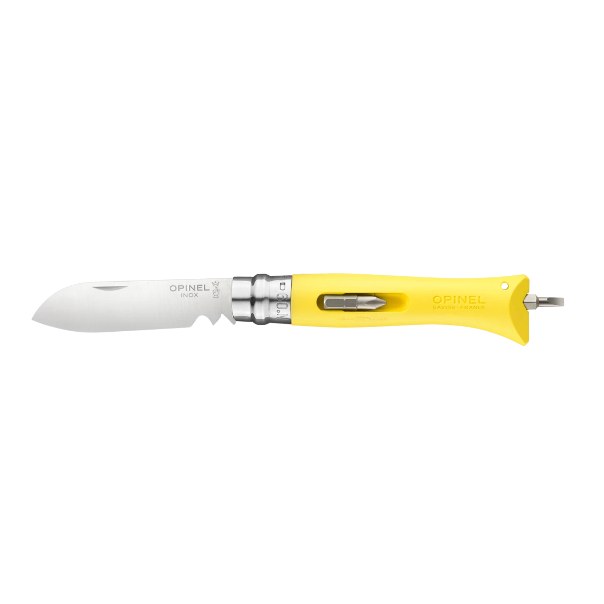Opinel #9 DIY Stainless Steel Folding Tool Knife (Yellow)