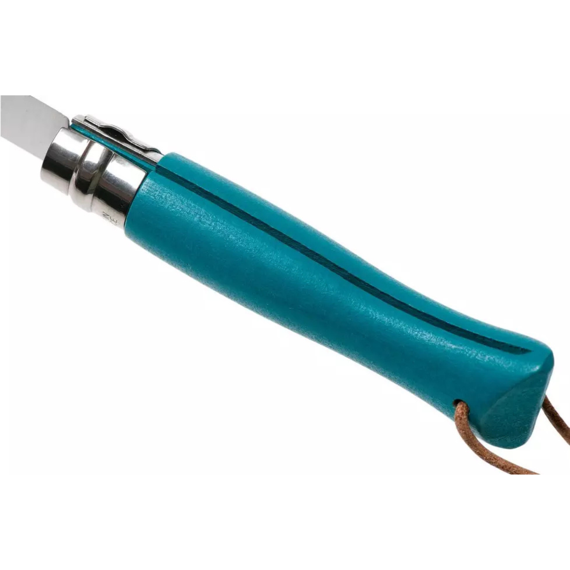 Opinel #6 Stainless Steel Bushwhacker Trekking Folding Pocket Knife (Turquoise)
