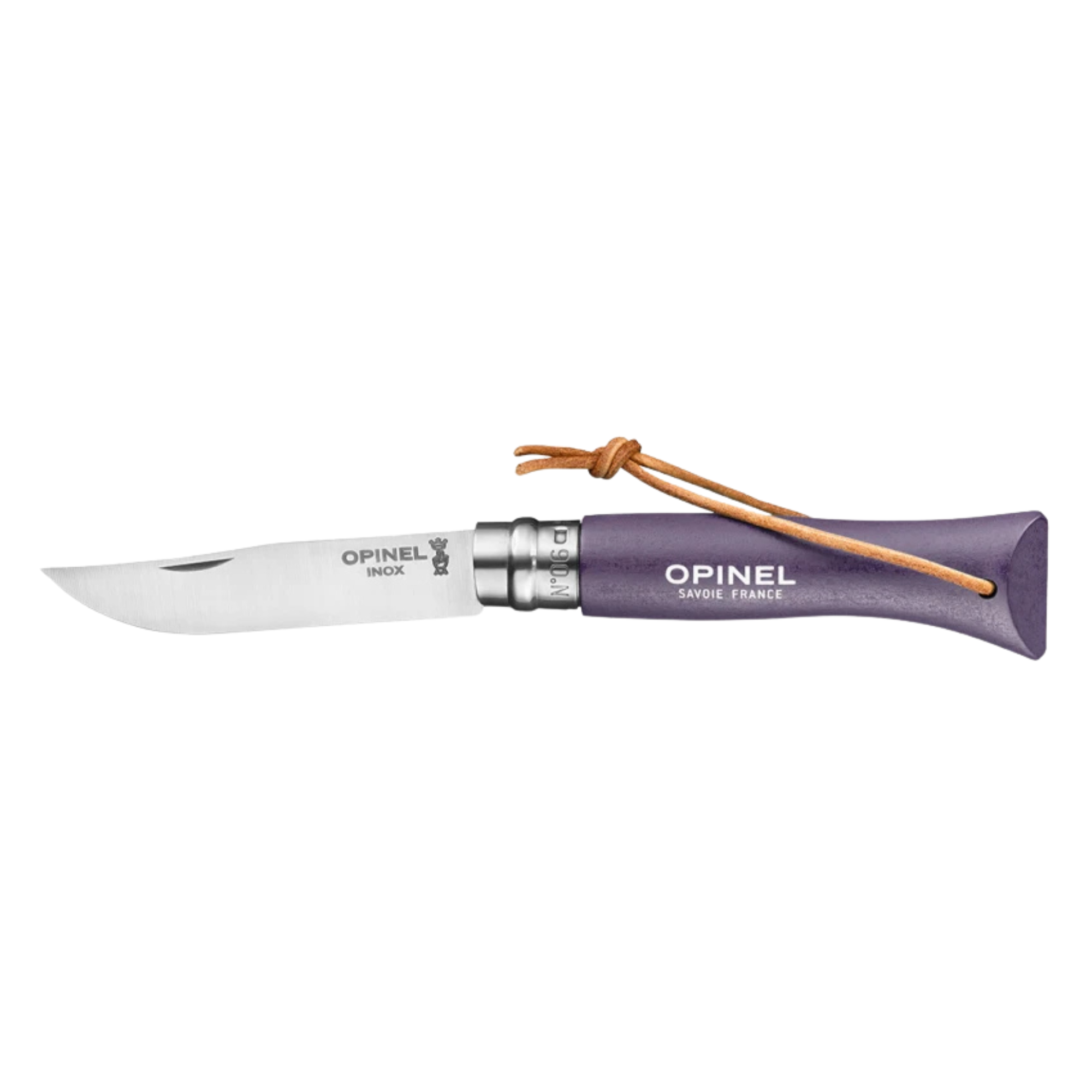 Opinel #6 Stainless Steel Bushwhacker Trekking Folding Pocket Knife (Grey Purple)