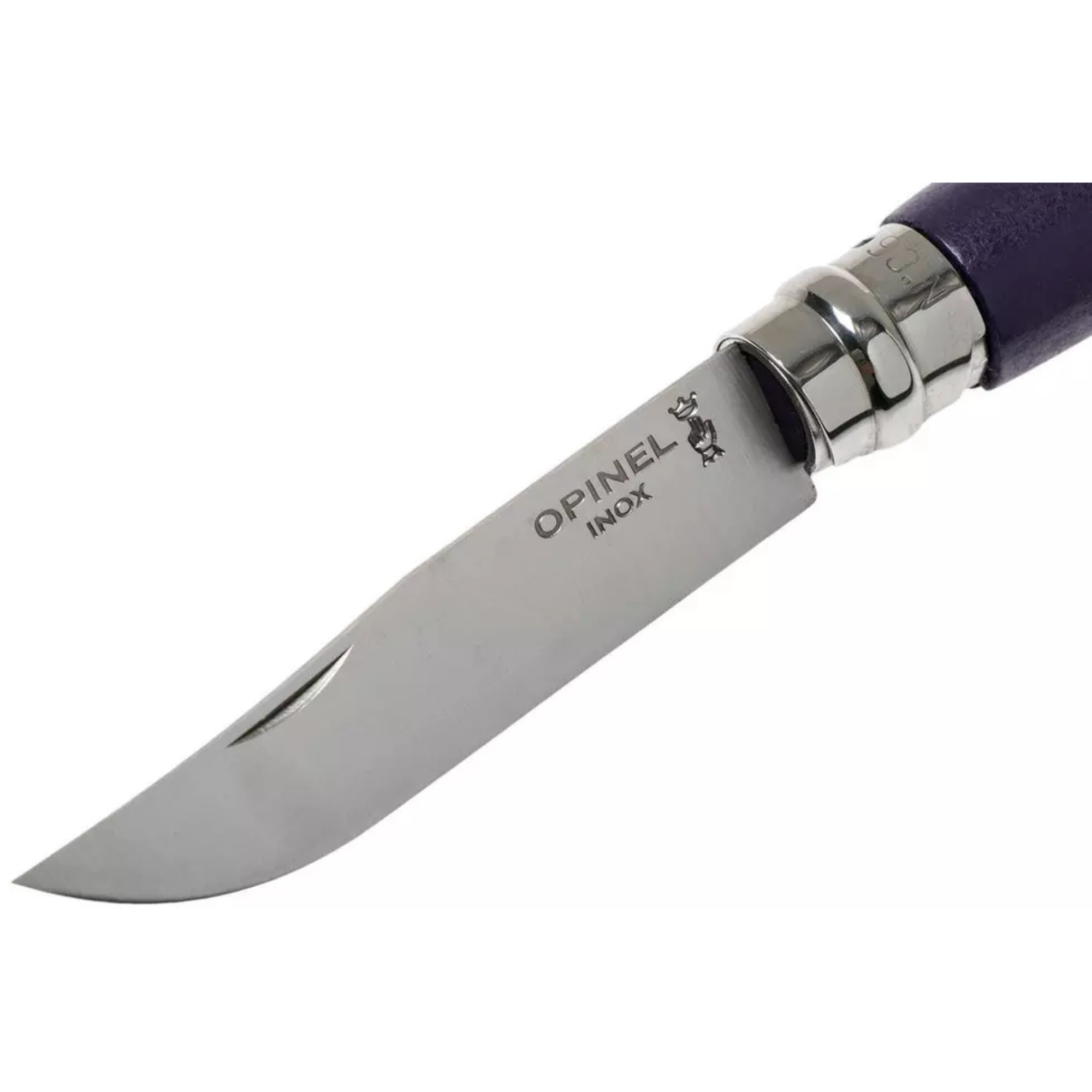 Opinel #6 Stainless Steel Bushwhacker Trekking Folding Pocket Knife (Grey Purple)
