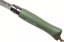 Load image into Gallery viewer, Opinel #6 Stainless Steel Trekking Folding Pocket Knife (Sage)