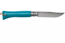 Load image into Gallery viewer, Opinel #6 Stainless Steel Trekking Folding Pocket Knife (Turquoise)
