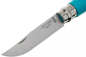 Opinel #6 Stainless Steel Trekking Folding Pocket Knife (Turquoise)