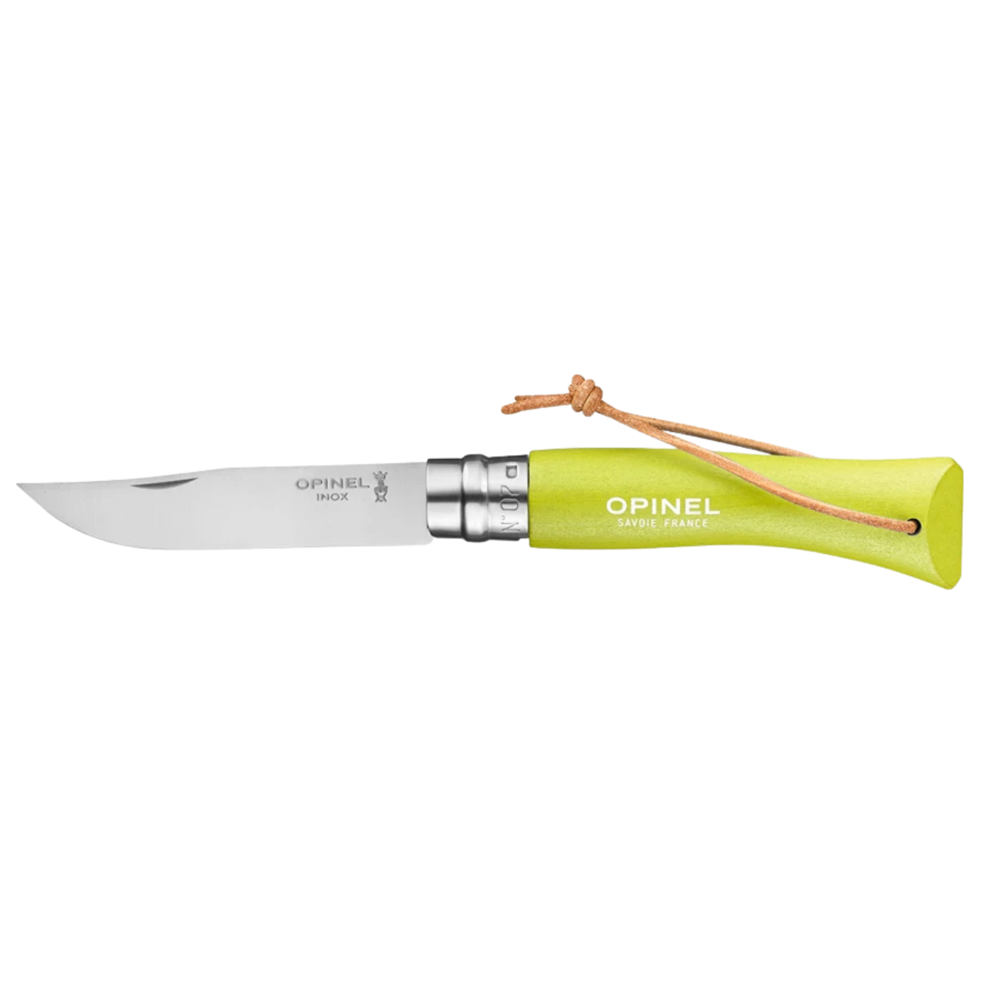 Opinel #7 Stainless Steel Bushwhacker Trekking Folding Pocket Knife (Aniseed)