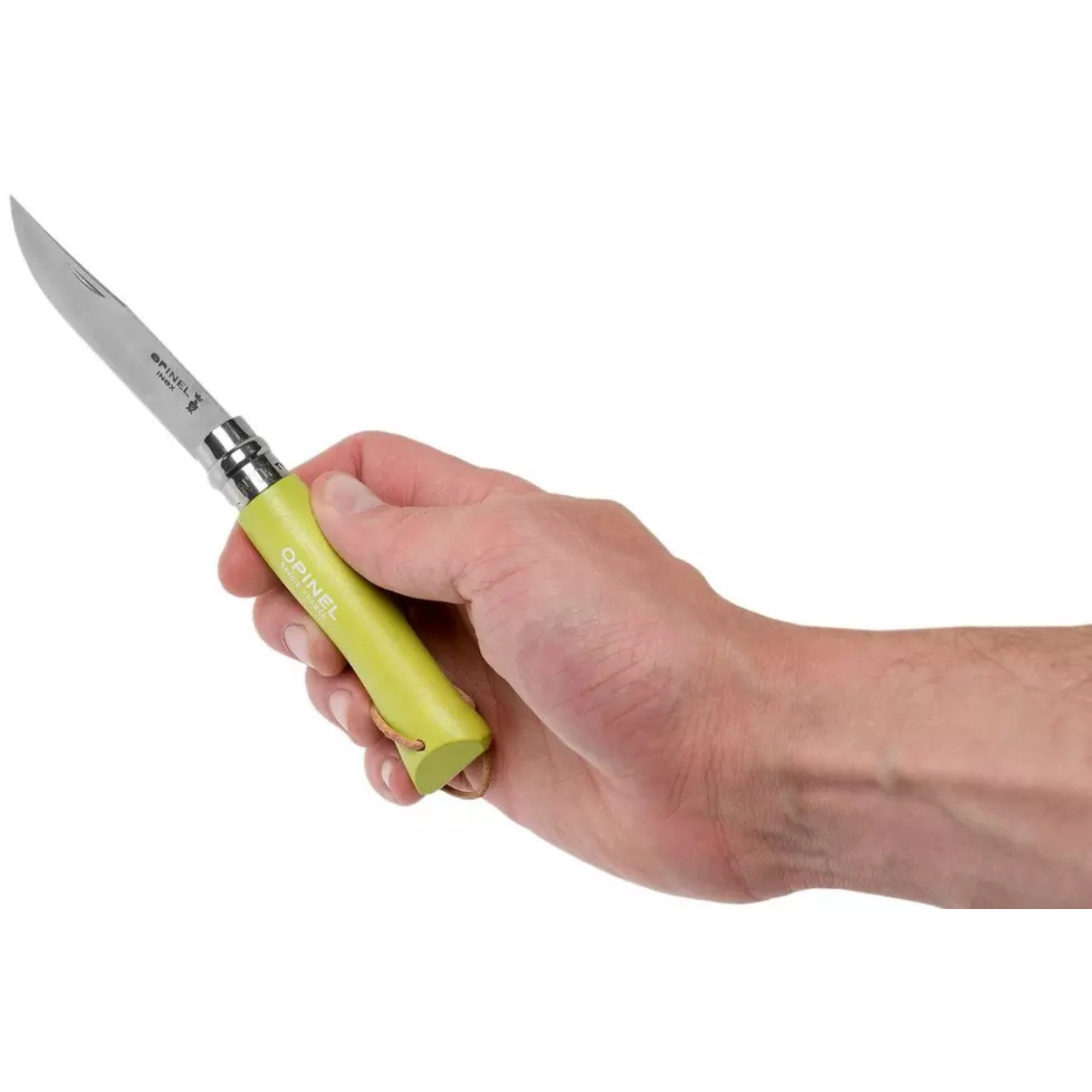 Opinel #7 Stainless Steel Bushwhacker Trekking Folding Pocket Knife (Aniseed)