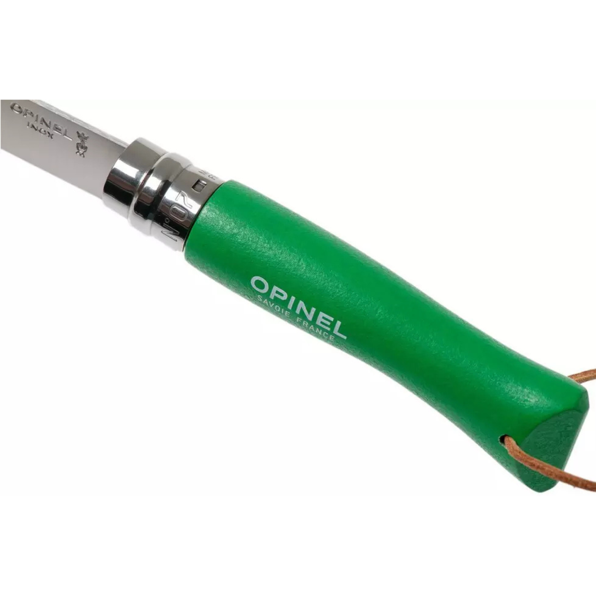 Opinel #7 Stainless Steel Bushwhacker Trekking Folding Pocket Knife (Meadow Green)