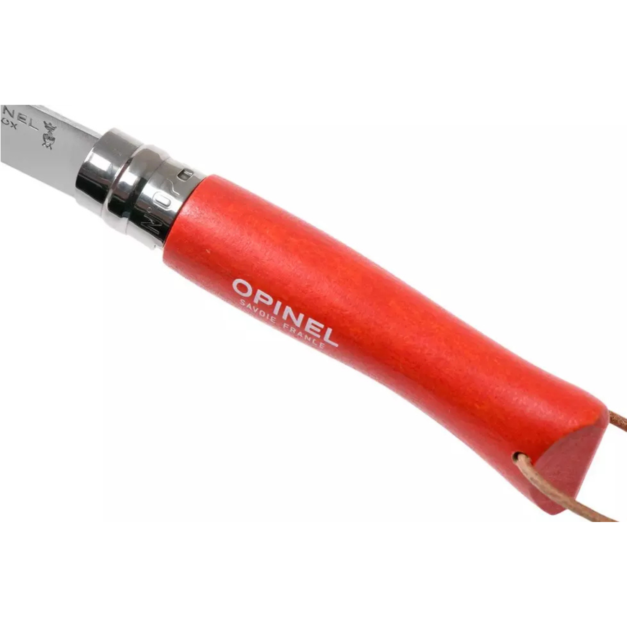 Opinel #7 Stainless Steel Bushwhacker Trekking Folding Pocket Knife (Orange)