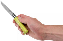 Load image into Gallery viewer, Opinel #7 Stainless Steel Trekking Folding Pocket Knife (Anise)