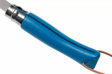 Load image into Gallery viewer, Opinel #7 Stainless Steel Trekking Folding Pocket Knife (Cyan Blue)
