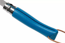 Load image into Gallery viewer, Opinel #7 Stainless Steel Trekking Folding Pocket Knife (Cyan Blue)