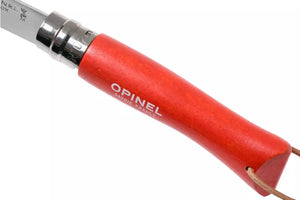 Opinel #7 Stainless Steel Trekking Folding Pocket Knife (Orange)