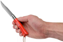 Load image into Gallery viewer, Opinel #7 Stainless Steel Trekking Folding Pocket Knife (Orange)