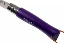 Load image into Gallery viewer, Opinel #7 Stainless Steel Trekking Folding Pocket Knife (Purple)