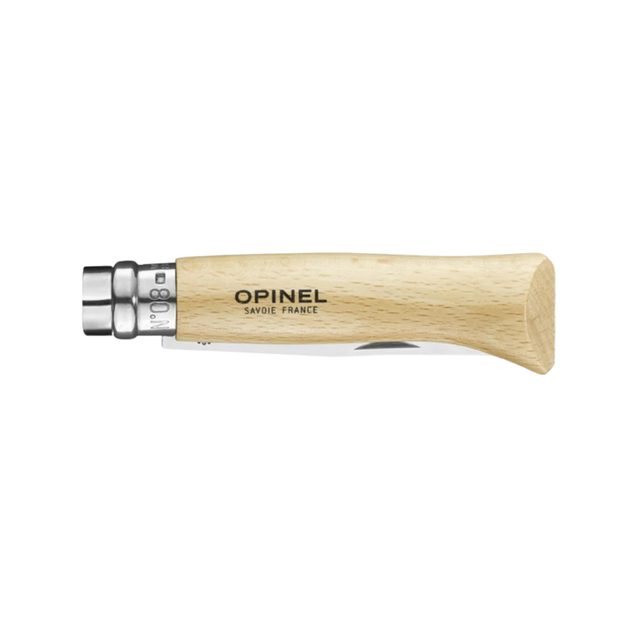 Opinel #8 Stainless Steel Folding Pocket Knife (Blister Packed)