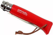 Load image into Gallery viewer, Opinel #8 Stainless Steel Trekking Folding Pocket Knife (Red)