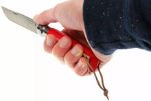 Load image into Gallery viewer, Opinel #8 Stainless Steel Trekking Folding Pocket Knife (Red)