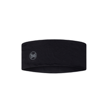 Load image into Gallery viewer, Buff Merino Wool Lightweight Headband (Solid Black)