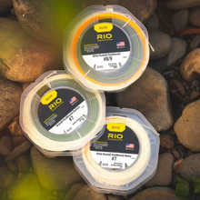 Load image into Gallery viewer, RIO Elite Scandi Outbound Switch Fly Line (#8/Floating/110ft)(Dark Green/Orange/Yellow)