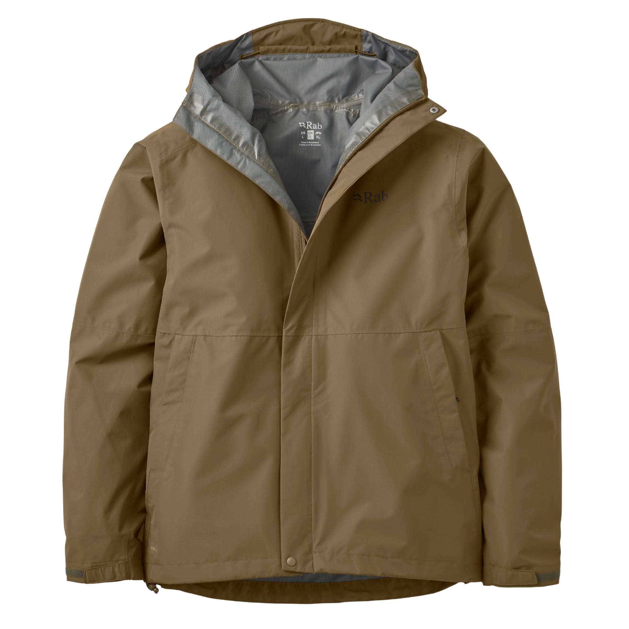 Rab Men's Downpour 2.5L Waterproof Jacket Oak OAK QWI-06