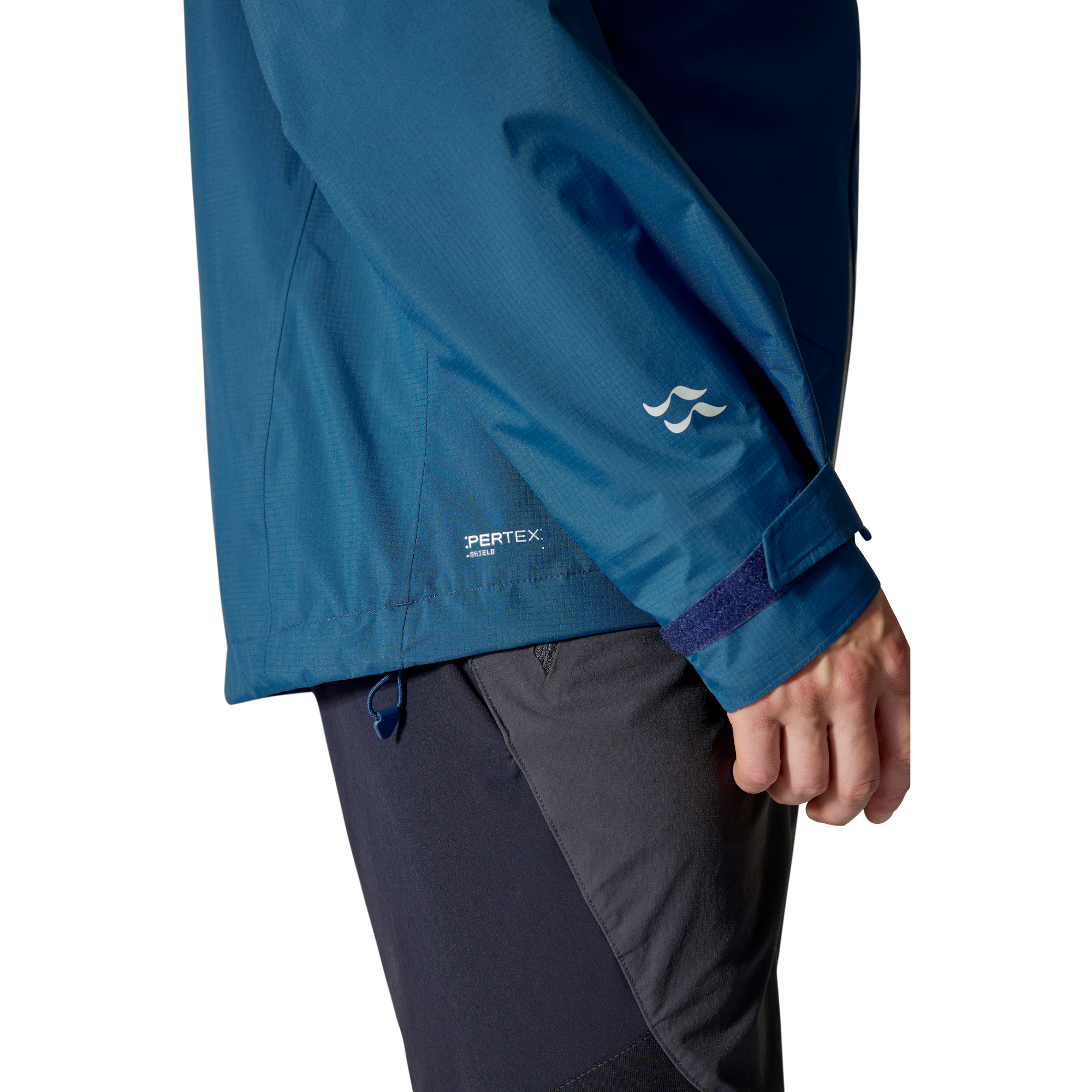Rab Men's Downpour Mountain 2.5L Waterproof Jacket (Tempest Blue)