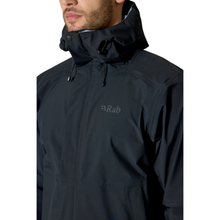 Load image into Gallery viewer, Rab Men's Firewall 3L Waterproof Jacket (Black)