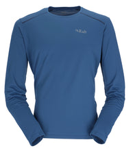 Load image into Gallery viewer, Rab Men&#39;s Force Long Sleeve Technical Top (Nightfall Blue)

