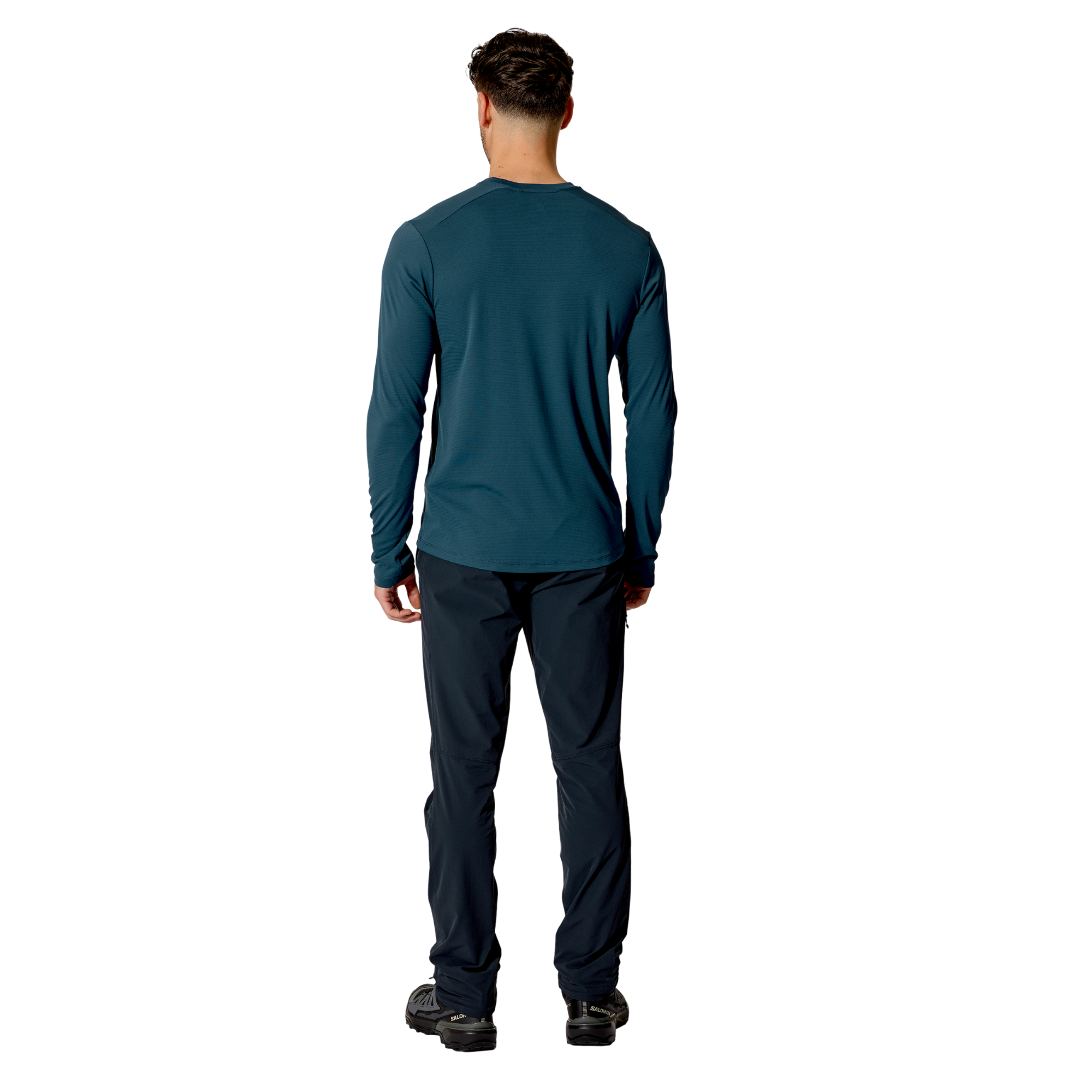 Rab Men's Force Long Sleeve UPF40 Technical Tee (Tempest Blue)