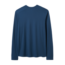 Load image into Gallery viewer, Rab Men's Force Long Sleeve UPF40 Technical Tee (Tempest Blue)