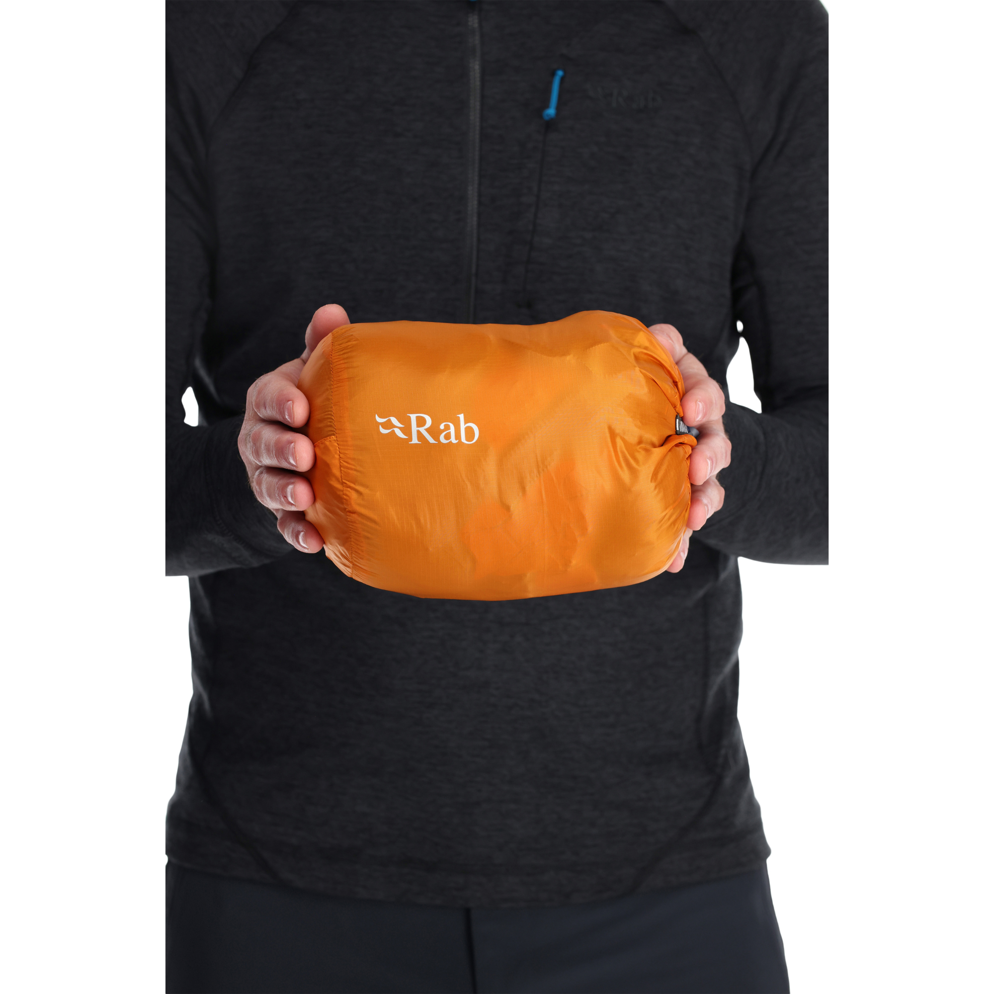 Rab Men's Microlight Insulated Down Jacket (Deep Ink/Marmalade)
