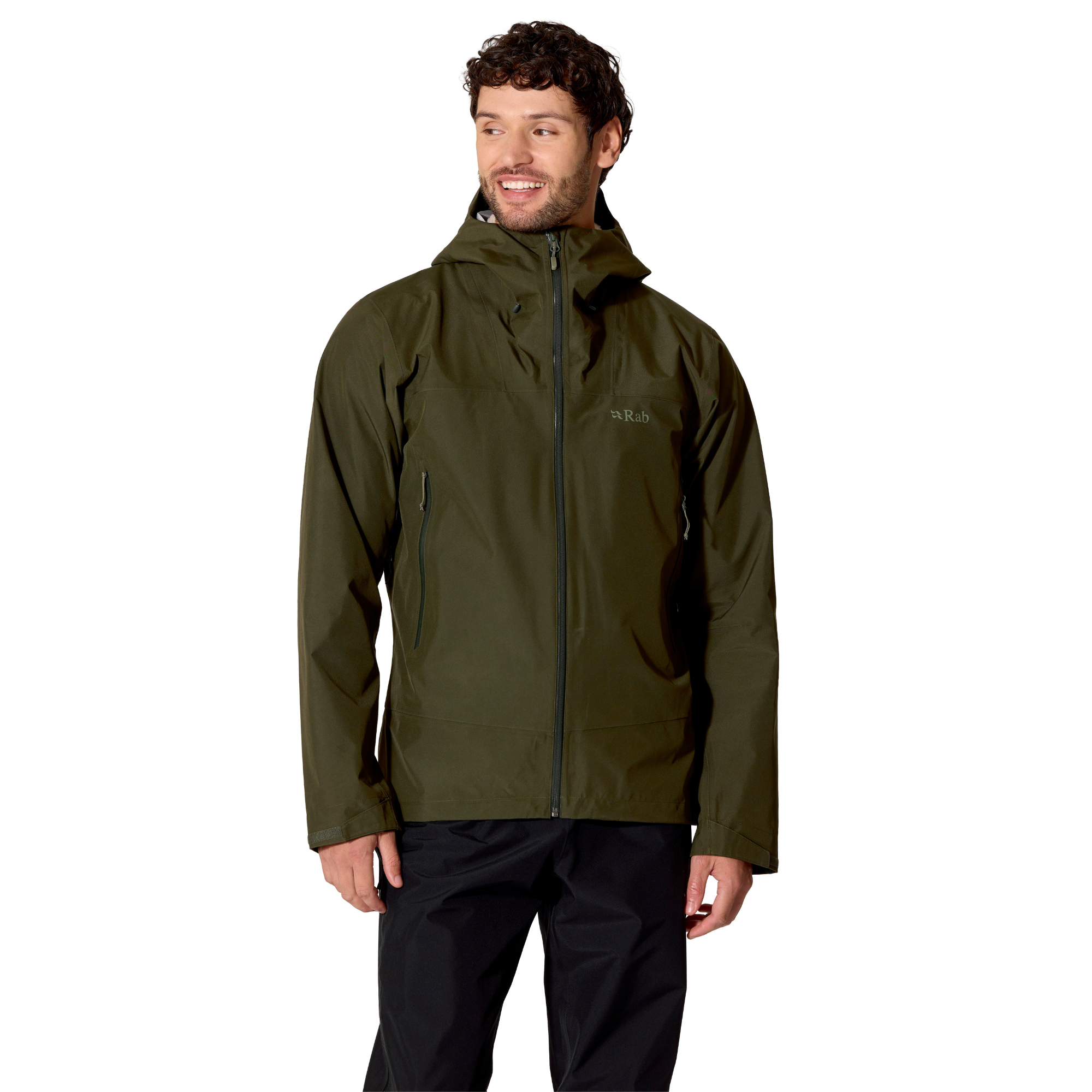 Rab Men's Namche 3L Gore-Tex Waterproof Jacket Army ARM QWI-87