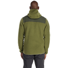 Load image into Gallery viewer, Rab Men's Outpost Full Zip Hooded Fleece (Chlorite Green)