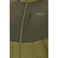 Load image into Gallery viewer, Rab Men's Outpost Full Zip Hooded Fleece (Chlorite Green)