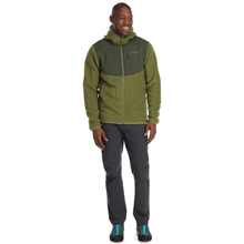 Load image into Gallery viewer, Rab Men's Outpost Full Zip Hooded Fleece (Chlorite Green)