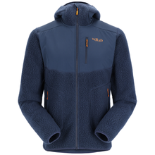 Load image into Gallery viewer, Rab Men's Outpost Full Zip Hooded Fleece (Deep Ink)