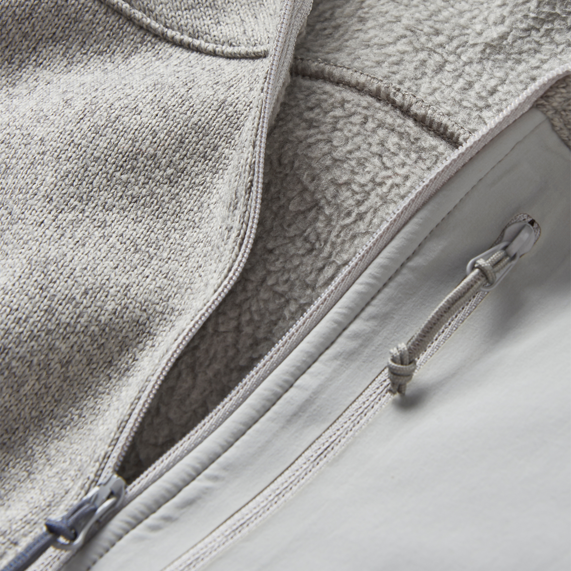 Rab Men's Ryvoan Hooded Hoody Hoodie Full Zip Fleece Light Zinc LZN QFG-78