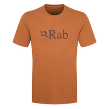 Load image into Gallery viewer, Rab Men's Stance Logo Organic Cotton Short Sleeve Tee (Red Earth)