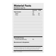 Load image into Gallery viewer, Rab Men's Stance Logo Organic Cotton Short Sleeve Tee (Red Earth)