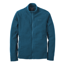 Load image into Gallery viewer, Rab Men’s Stavel Full Zip Fleece (Tempest Blue)