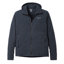 Load image into Gallery viewer, Rab Men’s Stavel Hooded Full Zip Fleece (Beluga)