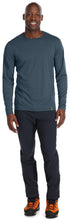 Load image into Gallery viewer, Rab Men&#39;s Syncrino Merino Blend Long Sleeve Base Layer Technical Tee (Orion Blue)
