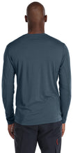 Load image into Gallery viewer, Rab Men&#39;s Syncrino Merino Blend Long Sleeve Base Layer Technical Tee (Orion Blue)
