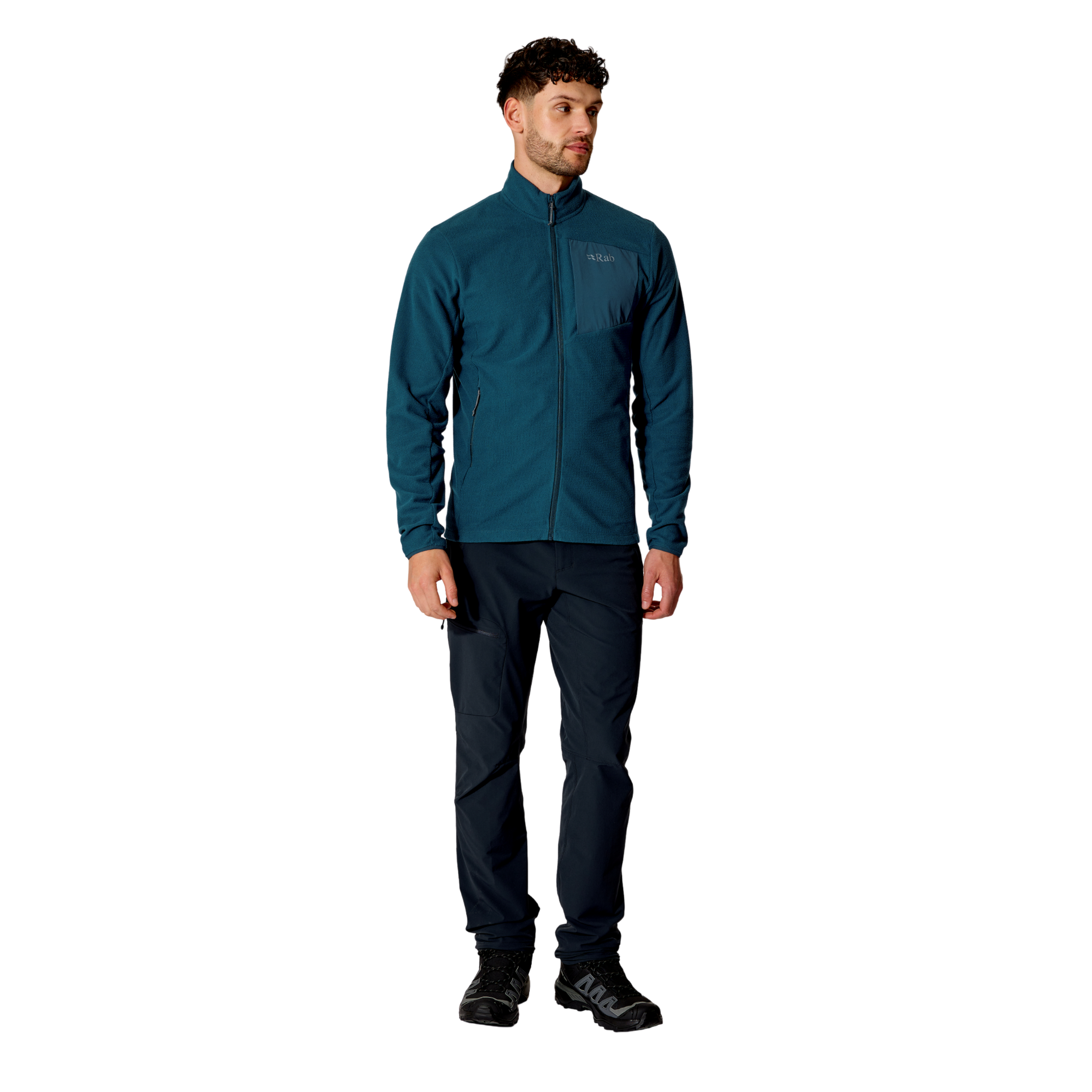 Rab Men's Tecton Full Zip Fleece (Tempest Blue)