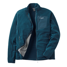 Load image into Gallery viewer, Rab Men's Tecton Full Zip Fleece (Tempest Blue)