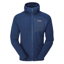 Load image into Gallery viewer, Rab Men's Tecton Hooded Full Zip Fleece (Deep Ink)