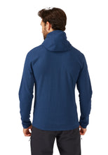 Load image into Gallery viewer, Rab Men&#39;s Tecton Full Zip Hooded Fleece (Deep Ink)
