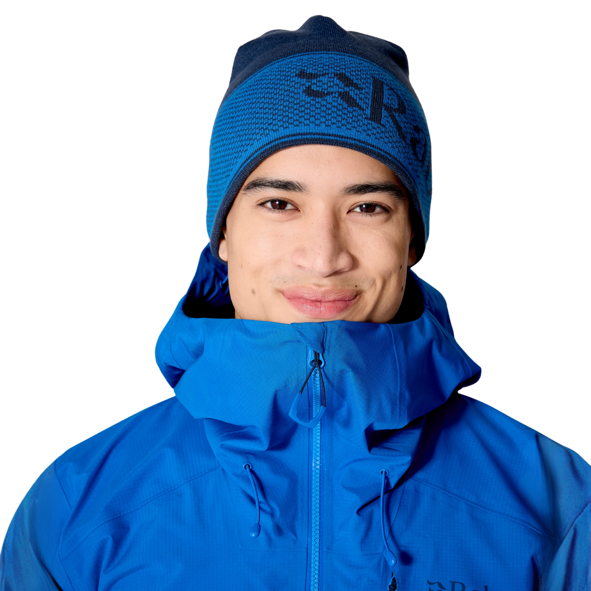 Rab Unisex Logo Band Beanie Hat Tempest Blue Maya Blue QAB-70