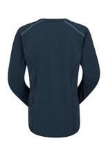 Load image into Gallery viewer, Rab Women's Force Long Sleeve Technical Top (Tempest Blue)