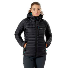 Load image into Gallery viewer, Rab Women's Microlight Alpine Insulated Down Jacket (Black)