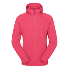 Load image into Gallery viewer, Rab Women's Nexus Full Zip Hooded Fleece (Watermelon)