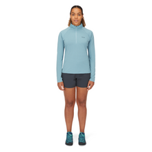 Load image into Gallery viewer, Rab Women's Sonic Long Sleeve Half Zip Technical Top (Citadel)